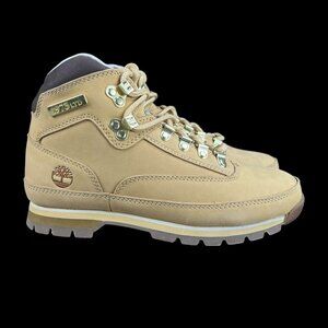 Timberland 50th Anniversary LTD Edition Euro Hiker Mid Beige Nubuck Women's Sz 9